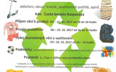 BURZA oblečení, obuvi, hraček, sportovních potřeb…