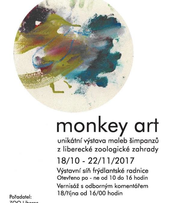 Jak malují šimpanzi? Dozvíte se ve středu na unikátní výstavě ve Frýdlantu