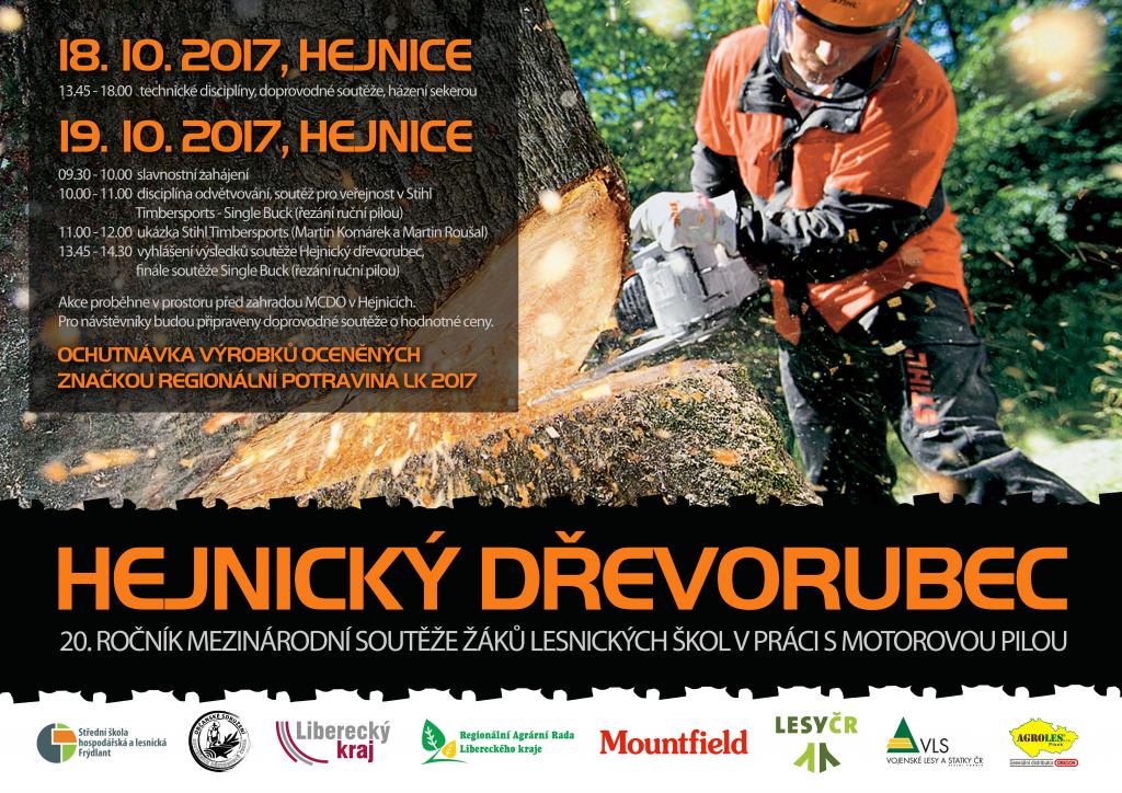 Hejnický dřevorubec 2017 1 drevorubec plakat 2017 1