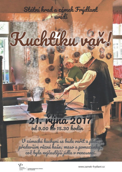 Kuchtíku vař! aneb hodování na zámku Frýdlant