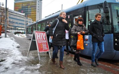 Libercem opět projede osvětová tramvaj proti AIDS. Liberečané se mohou nechat vyšetřit ve speciální sanitce