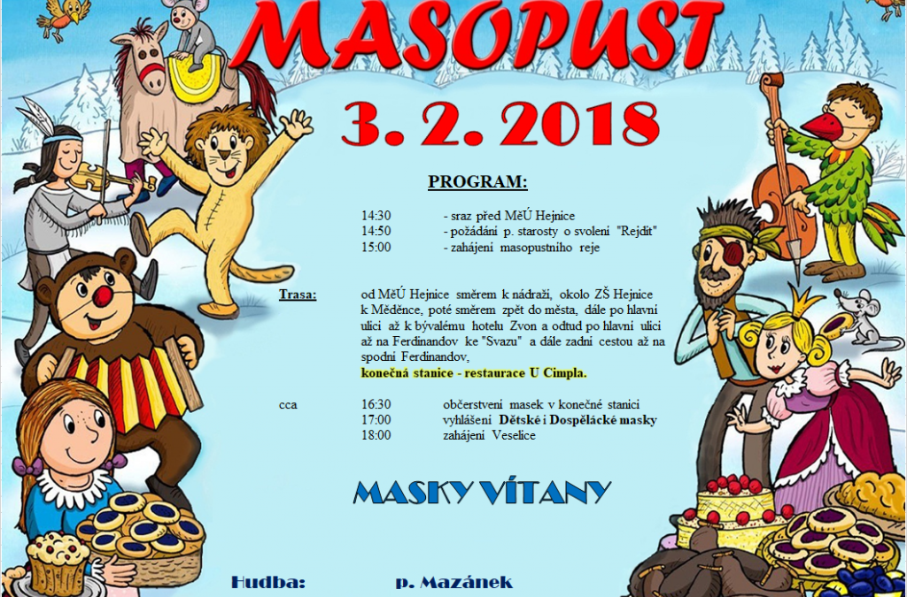 Masopust v Hejnicích