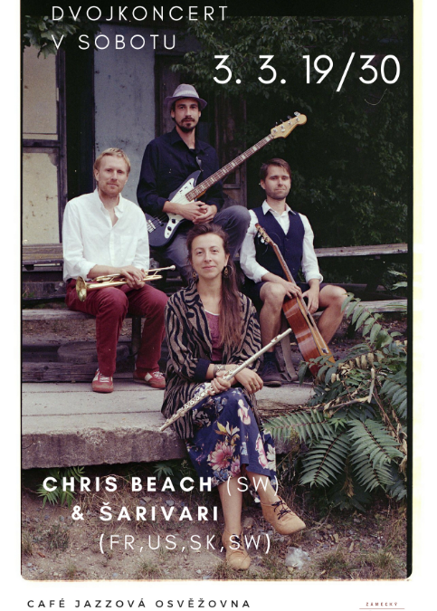 Pozvánka na sobotní koncert do CAFÉ Jazzové osvěžovny