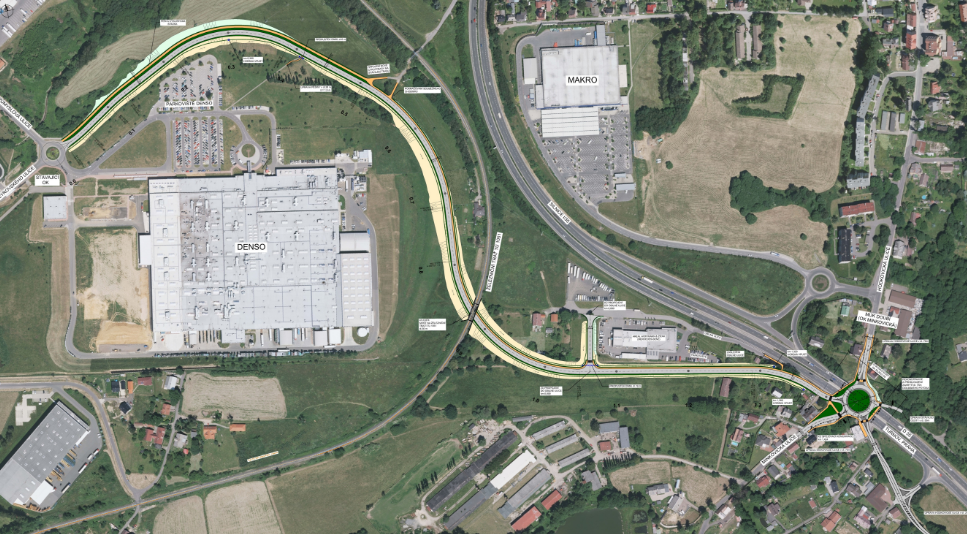 Kraj zahájí projekční přípravu budoucího napojení průmyslové zóny Jih