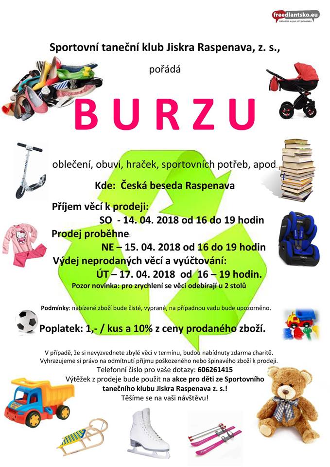 BURZA oblečení, obuvi, hraček, sportovních potřeb… 1 30123730 10155736952967991 2634568189848334271 n