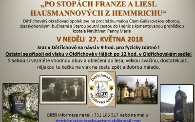 Férová nabídka / DGS 64 Poutní pochod „Po stopách Frane a Liesl Hausmannových z Hemmrichu“