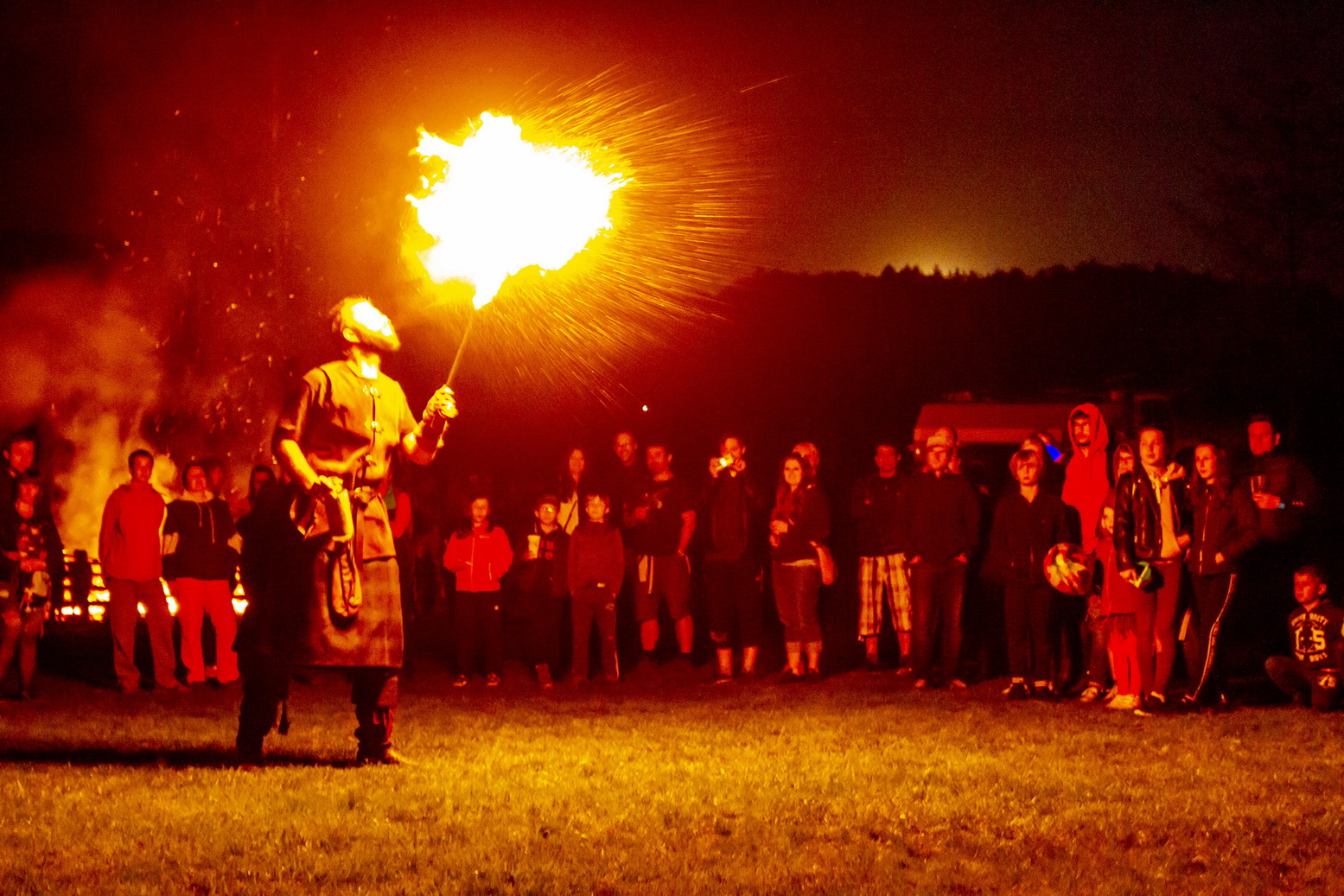 Pálení čarodějnic v Lázních Libverda 2018 / Fotoreportáž 1 2018 04 30 21 37 10 0458