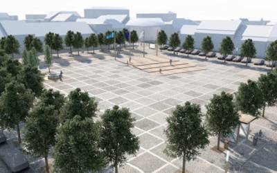 Sportovní kluby, hřiště, haly a další sportoviště 26 Náměstí v Novém Městě se promění. Zmizí tráva, zvýrazní se čtvercový půdorys