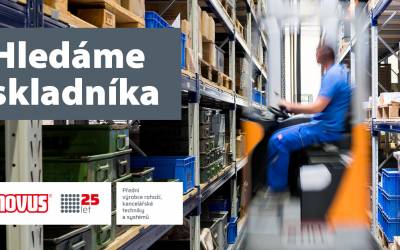 Plus 4 Společnost Novus hledá skladníka