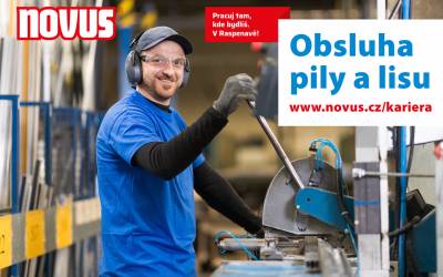 Férová nabídka / DGS 39 Raspenavský Novus nabízí volnou pracovní pozici „Obsluha pily a lisu“
