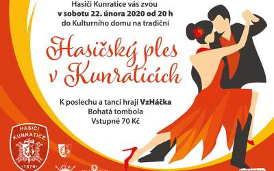 Hasičský ples v Kunraticích