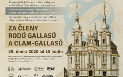 Plus 15 Děkovná mše svatá – requiem za členy rodů Gallasů a Clam-Gallasů