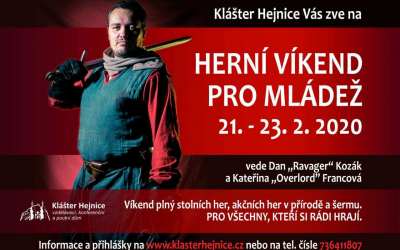 Restaurace, pohostinství, jídelny, kavárny, čajovny a bistra 35 Herní víkend pro mládež