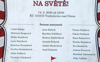 Restaurace, pohostinství, jídelny, kavárny, čajovny a bistra 36 Maturitní ples SŠHL oborů Agropodnikání a Veterinářství