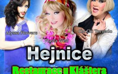 Travesti Show Crazy Coddess v Hejnicích