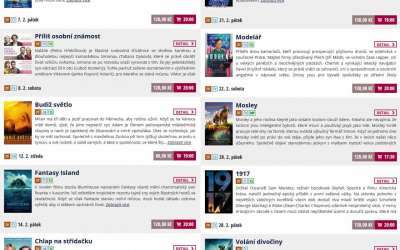 Kino Hejnice / Program na únor 2020