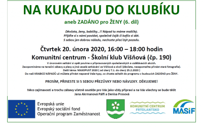 Na kukajdu do Klubíku aneb zadáno pro ženy