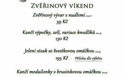 Zvěřinový víkend v Dělňáku