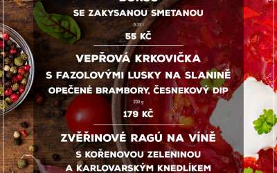 Plus 9 Víkendové menu rodinné restaurace a penzionu Na Rozcestí Frýdlant 28. 2.-1. 3. 2020