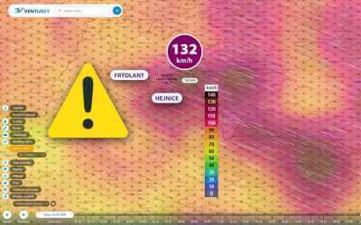 Plus 7 Večer nás zásahne orkán a silné bouřky, stoupnou hladiny řek!