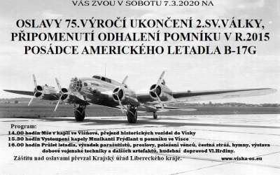 Plus 10 Oslavy 75. výročí ukončení 2. Světové války ve Vísce