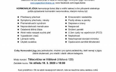 Kurz hormonální jógy ve Višňové