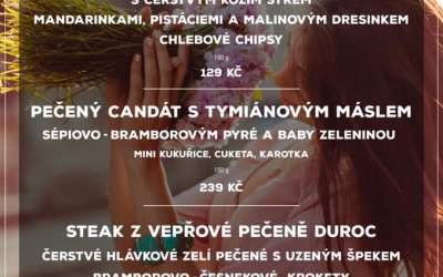Plus 11 Víkendové menu rodinné restaurace a penzionu Na Rozcestí Frýdlant 6.-8. března 2020
