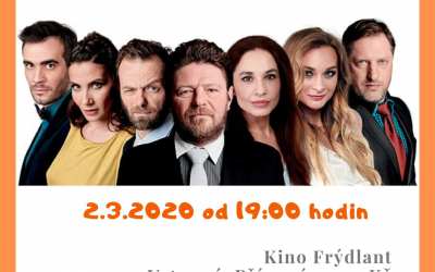 Divadelní představení Příště ho zabiju sám v Kině Frýdlant