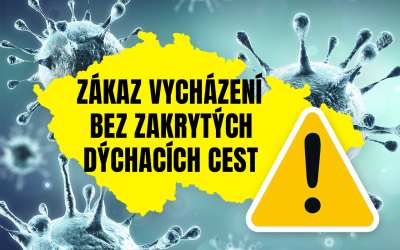 Plus 7 Lidé nesmí mimo domov bez zakrytých dýchacích cest