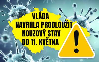 Plus 6 Vláda rozhodla o prodloužení nouzového stavu do 11. května