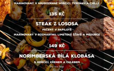 Akce na Frýdlantsku 5 Speciální grilovací menu na sobotu 16. května Na Rozcestí Frýdlant
