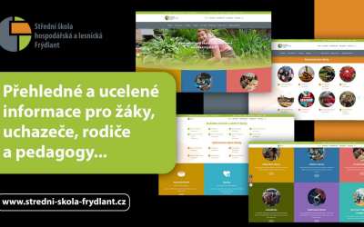 Férová nabídka / DGS 53 Přehledné a obsáhle informující… To jsou nové webové stránky Střední školy hospodářské a lesnické Frýdlant