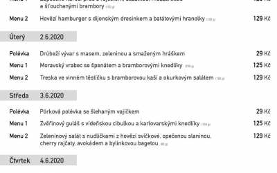 freedlantsko.eu 54 Polední menu na týden 1.-5. června rodinné restaurace a penzionu Na Rozcestí Frýdlant