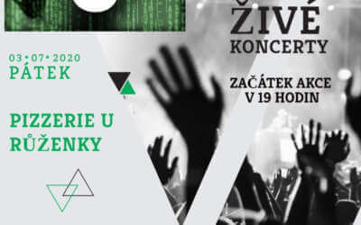 Kapely The Duchod a Kompress v Pizzerii U Růženky v Lázních Libverda