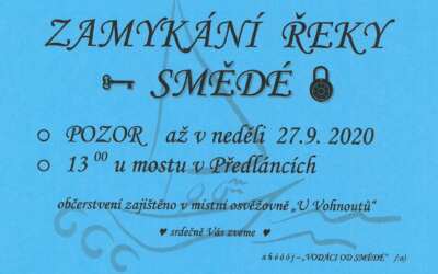 Akce na Frýdlantsku 14 Zamykání řeky Smědé