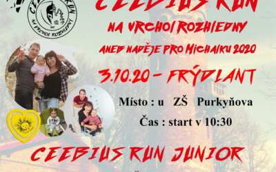 Akce na Frýdlantsku 9 Ceebius Run aneb naděje pro Michalku 2020