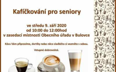 Akce na Frýdlantsku 11 Obec Bulovka Vás zve na KAFÍČKOVÁNÍ PRO SENIORY