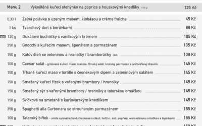 Akce na Frýdlantsku 1 POLEDNÍ MENU NA PONDĚLÍ 30. LISTOPADU RODINNÉ RESTAURACE A PENZIONU NA ROZCESTÍ FRÝDLANT