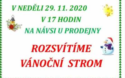 Akce na Frýdlantsku 2 Rozsvícení vánočního stromu v Heřmanicích