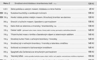 Akce na Frýdlantsku 13 POLEDNÍ MENU NA STŘEDU 2. PROSINCE RODINNÉ RESTAURACE A PENZIONU NA ROZCESTÍ FRÝDLANT
