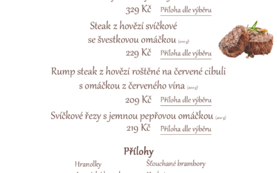 Akce na Frýdlantsku 10 Víkendová nabídka v Dělňáku – od 4.12. do 6.12.2020