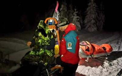 TJ Jiskra Višňová 23 Horská služba v Jizerkách zachraňovala dva lyžaře. Chtěli si zkrátit cestu a zabloudili