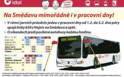 Férová nabídka / DGS 105 Skibusy na Smědavu pojedou i o jarních prázdninách