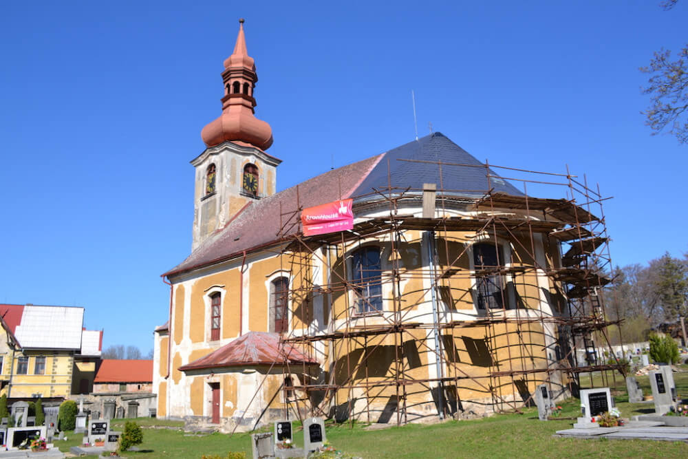 Obnova jindřichovického kostela byla zařazena do programu záchrany architektonického dědictví