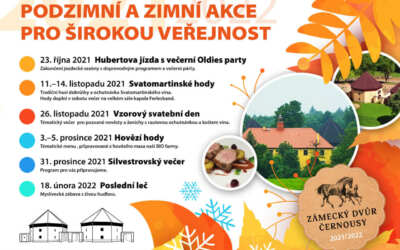 Akce na Frýdlantsku 7 Podzimní a zimní akce v Zámeckém dvoře Černousy 2021 /2022