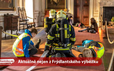 Plus 6 V rámci hasičského cvičení o víkendu „hořel“ hrad a zámek Frýdlant