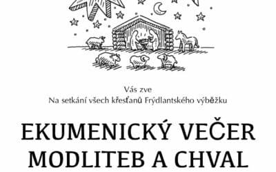 Akce na Frýdlantsku 4 Ekumenický večer modliteb a chval