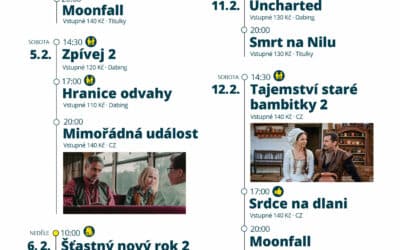 Akce na Frýdlantsku 1 Program Městského kina Frýdlant od 31. 1. 2022 do 13. 2. 2022