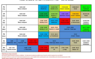 Akce na Frýdlantsku 4 Rozpis ledu na zimním stadionu Frýdlant 7. – 13. února 2022