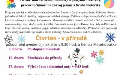 Akce na Frýdlantsku 11 Školička pro nejmenší v rodinném centru Mateřídouška v Hejnicích